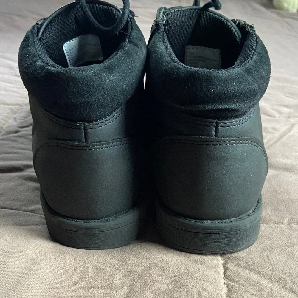 The Children's Place Black Lace-Up Kids Boots